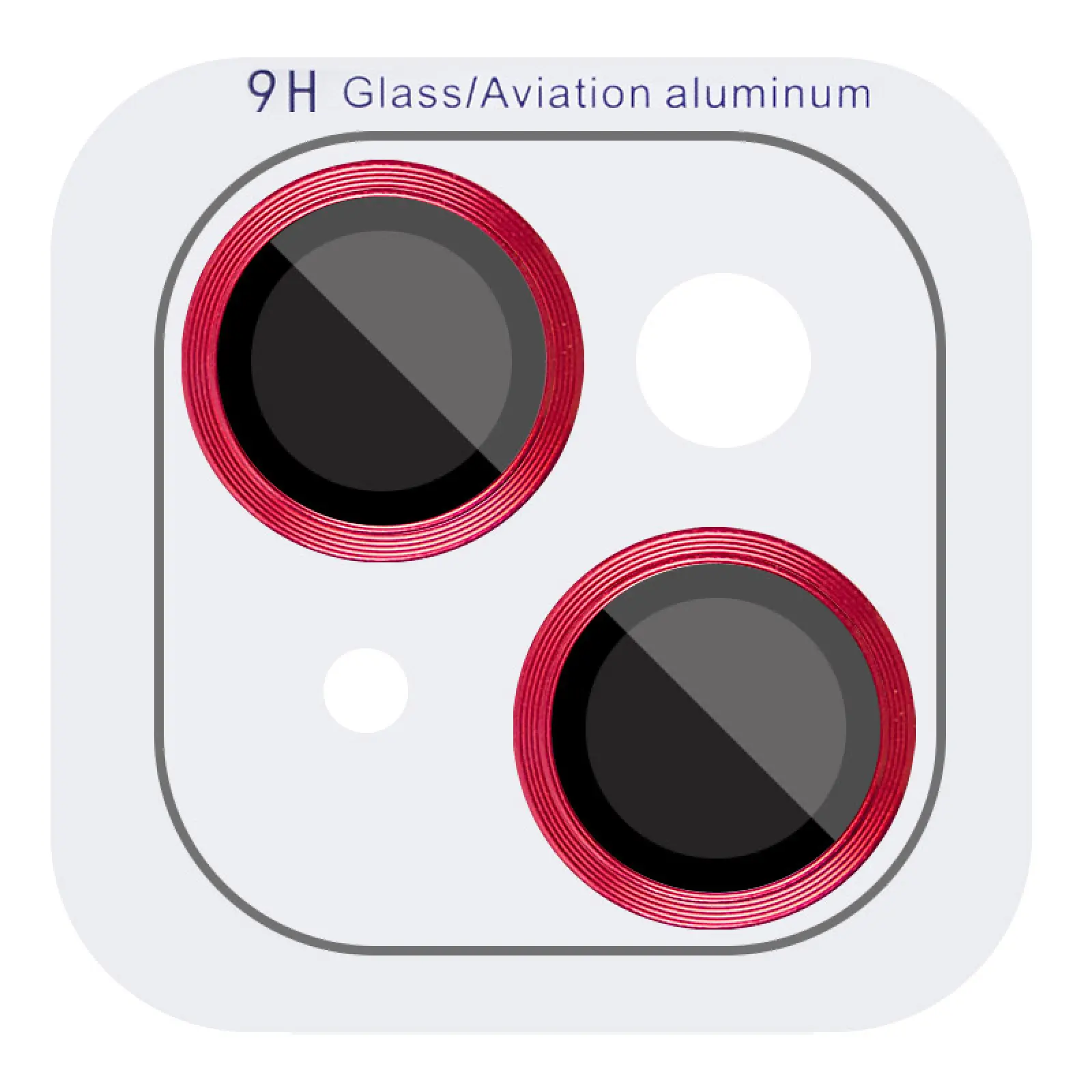 Защитное стекло Metal Classic на камеру (в упак.) для Apple iPhone 14 (6.1") / 14 Plus (6.7"), Красный / Red, Закаленное стекло, купить оптом с доставкой