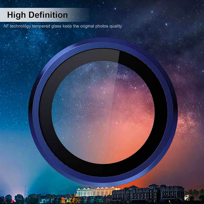 Защитное стекло Metal Classic на камеру (в упак.) для Apple iPhone 15 Pro (6.1) / 15 Pro Max (6.7) на картинке №3