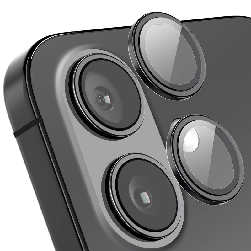 Захисне скло Metal Classic на камеру (у упак.) для Apple iPhone 16 (6.1) / 16 Plus (6.7) на малюнкі №4