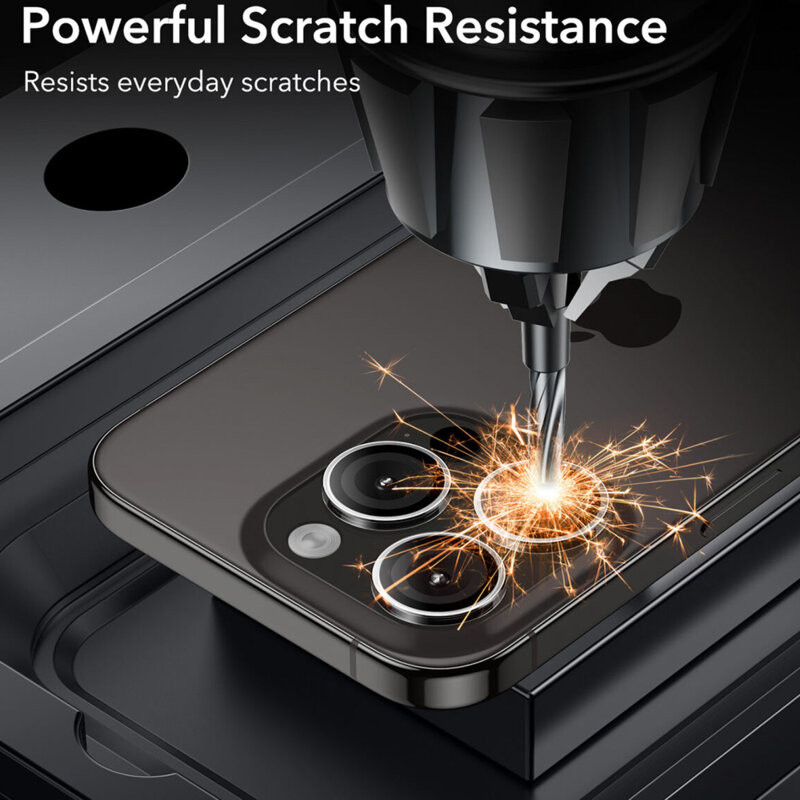 Захисне скло Metal Classic на камеру (у упак.) для Apple iPhone 16 Pro (6.3) / 16 Pro Max (6.9) на малюнкі №3