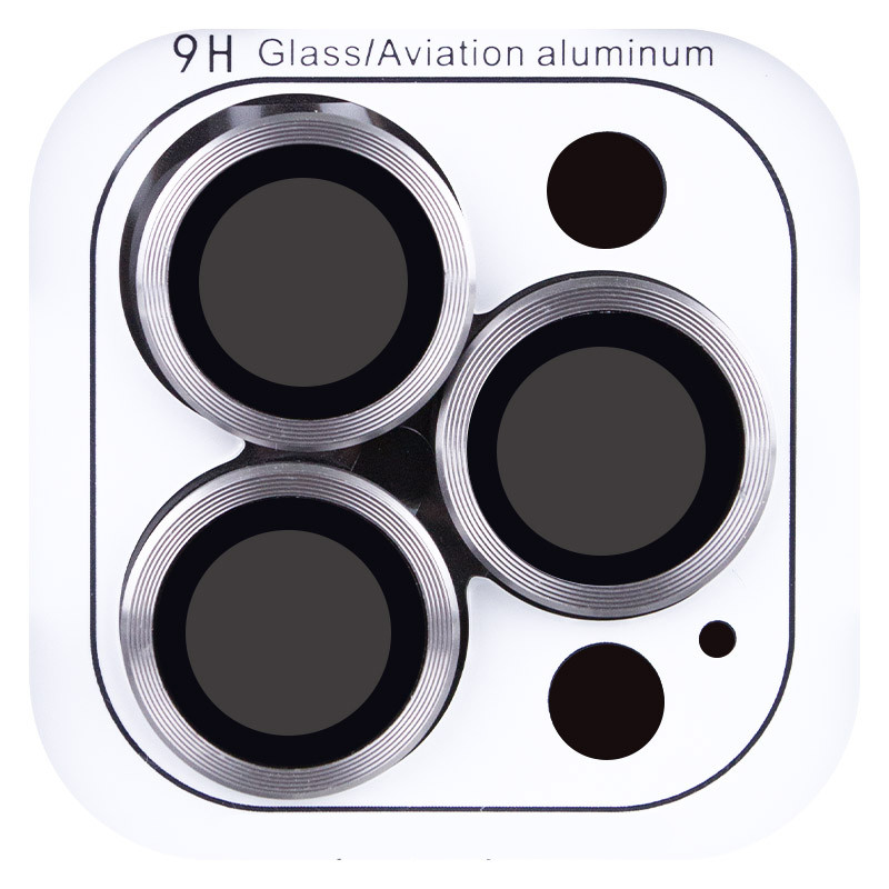 Захисне скло Metal Classic на камеру (у упак.) для Apple iPhone 16 Pro (6.3) / 16 Pro Max (6.9) на малюнкі №3