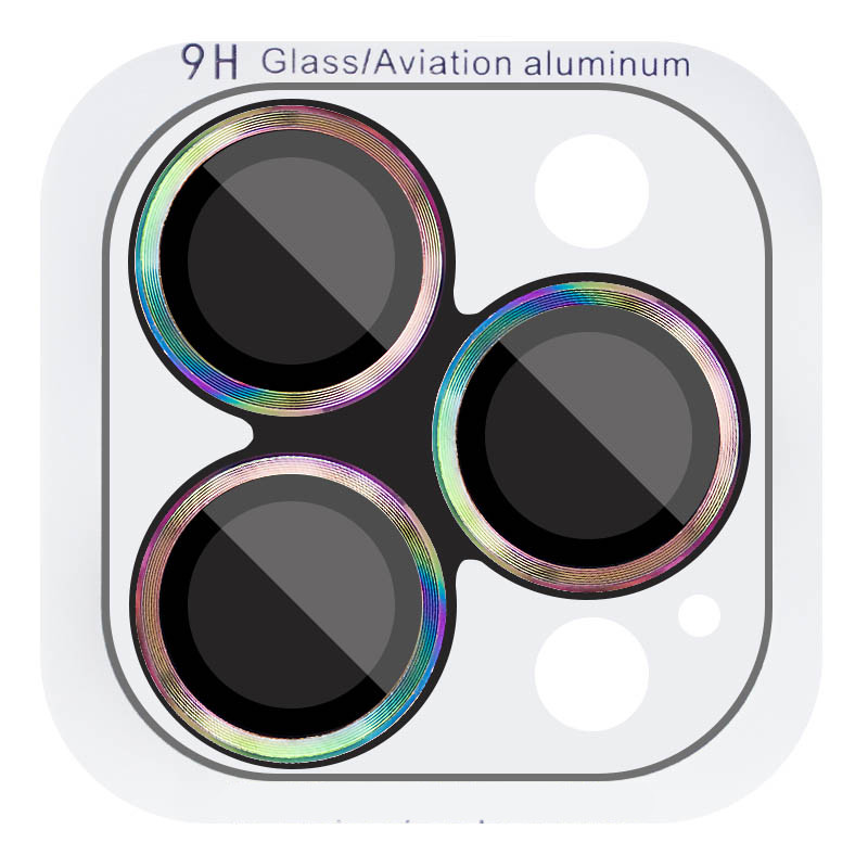 Захисне скло Metal Classic на камеру (у упак.) для Apple iPhone 16 Pro (6.3) / 16 Pro Max (6.9) на малюнкі №1