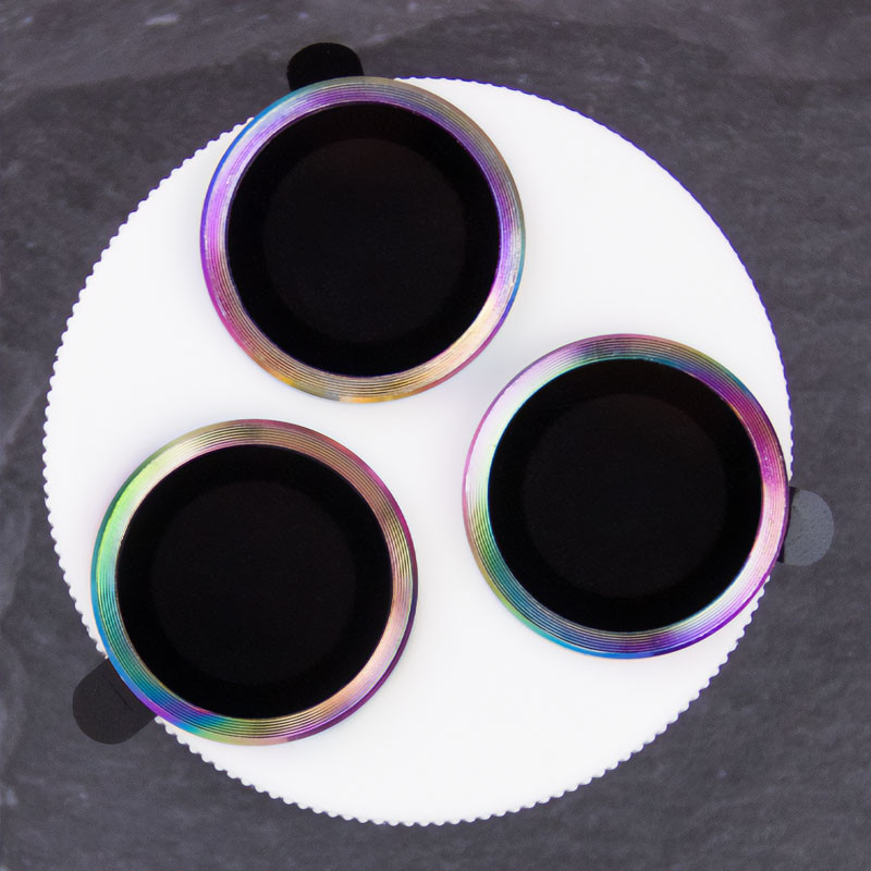 Захисне скло Metal Classic на камеру (у упак.) для Apple iPhone 16 Pro (6.3) / 16 Pro Max (6.9) на малюнкі №2