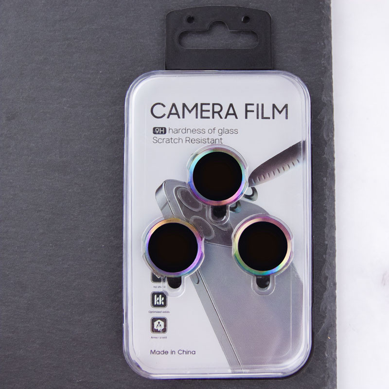 Захисне скло Metal Classic на камеру (у упак.) для Apple iPhone 16 Pro (6.3) / 16 Pro Max (6.9) на малюнкі №3