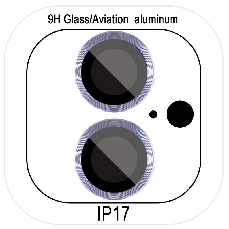 Захисне скло Metal Classic на камеру (у упак.) для Apple iPhone 17 (6.3) на малюнкі №1