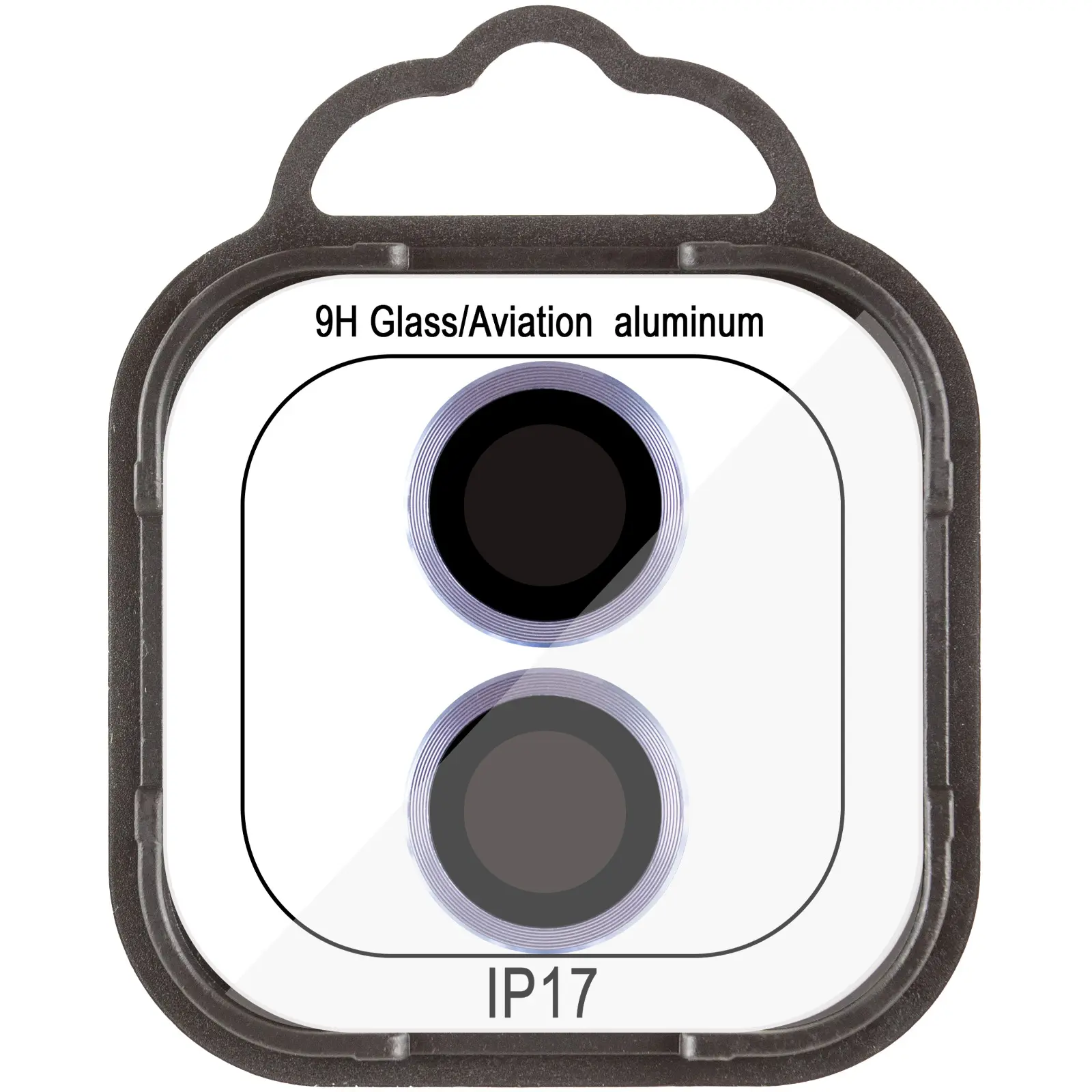 Захисне скло Metal Classic на камеру (у упак.) для Apple iPhone 17 (6.3"), Блакитний / Light Blue 1, Загартоване скло, купити оптом з доставкою