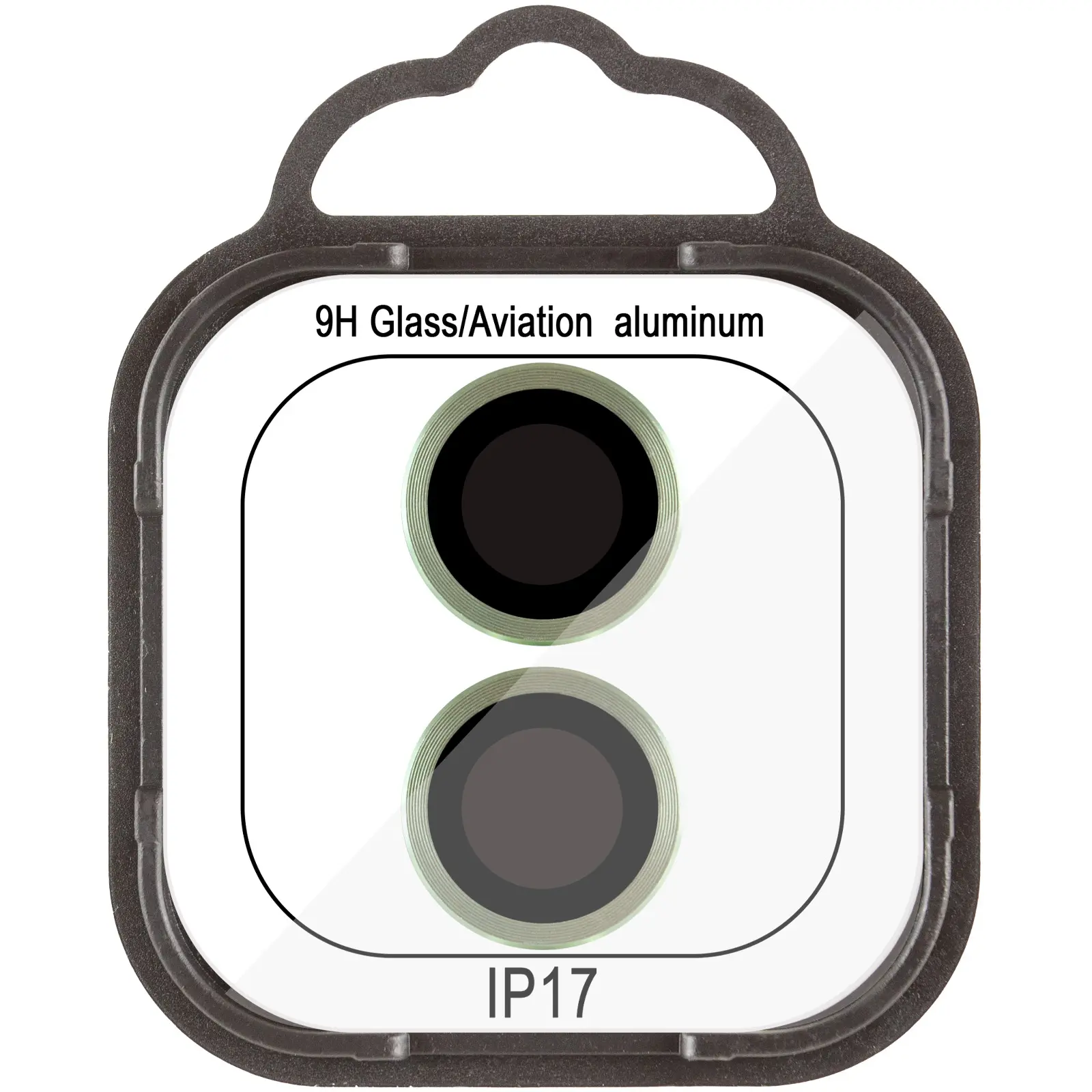 Захисне скло Metal Classic на камеру (у упак.) для Apple iPhone 17 (6.3"), Салатовий / Light Green 1, Загартоване скло, купити оптом з доставкою