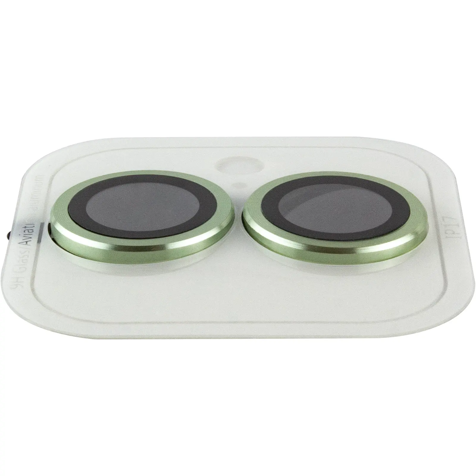 Захисне скло Metal Classic на камеру (у упак.) для Apple iPhone 17 (6.3"), Салатовий / Light Green 2, Загартоване скло, купити оптом з доставкою