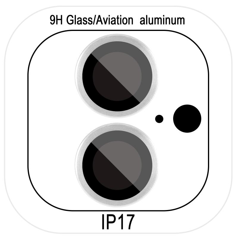 Захисне скло Metal Classic на камеру (у упак.) для Apple iPhone 17 (6.3) на малюнкі №1