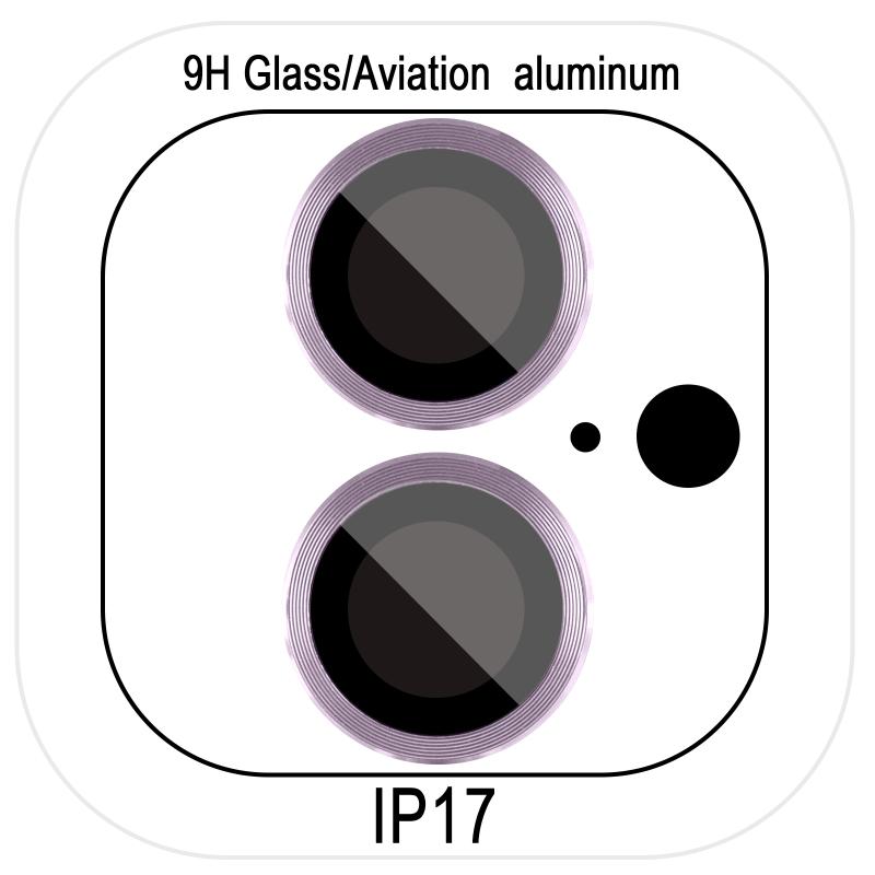 Захисне скло Metal Classic на камеру (у упак.) для Apple iPhone 17 (6.3) на малюнкі №1