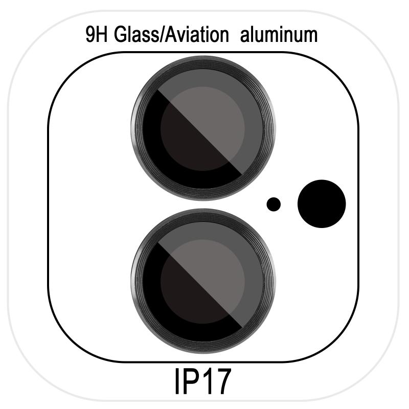 Захисне скло Metal Classic на камеру (у упак.) для Apple iPhone 17 (6.3) на малюнкі №1