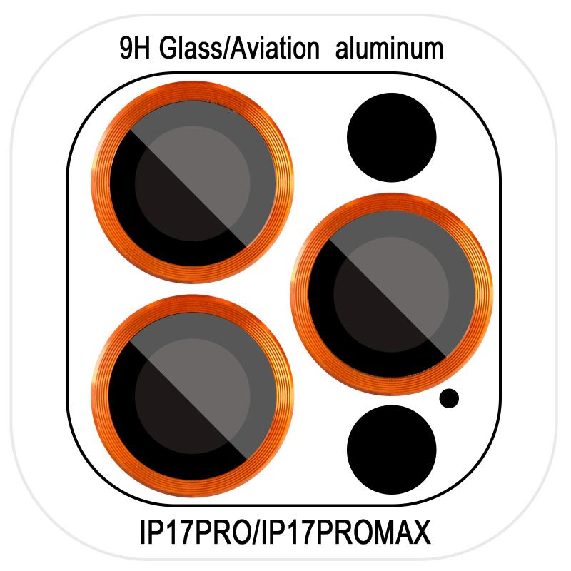 Захисне скло Metal Classic на камеру (у упак.) для Apple iPhone 17 Pro (6.3) / 17 Pro Max (6.9) на малюнкі №1