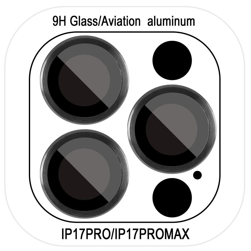 Захисне скло Metal Classic на камеру (у упак.) для Apple iPhone 17 Pro (6.3) / 17 Pro Max (6.9) на малюнкі №1