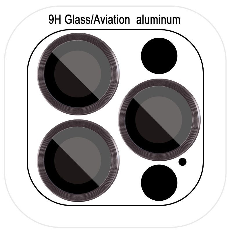 Захисне скло Metal Classic на камеру (у упак.) для Apple iPhone 18 Pro (6.3") / 18 Pro Max (6.9"), Бордовий / Deep Cherry, Загартоване скло, купити оптом з доставкою
