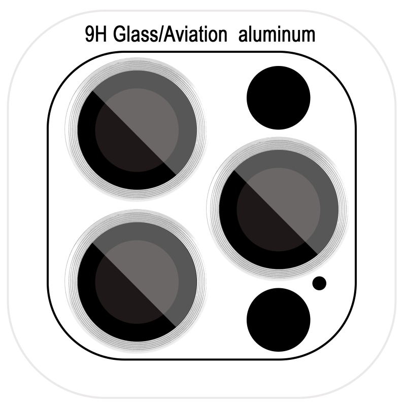 Захисне скло Metal Classic на камеру (у упак.) для Apple iPhone 18 Pro (6.3) / 18 Pro Max (6.9) на малюнкі №1