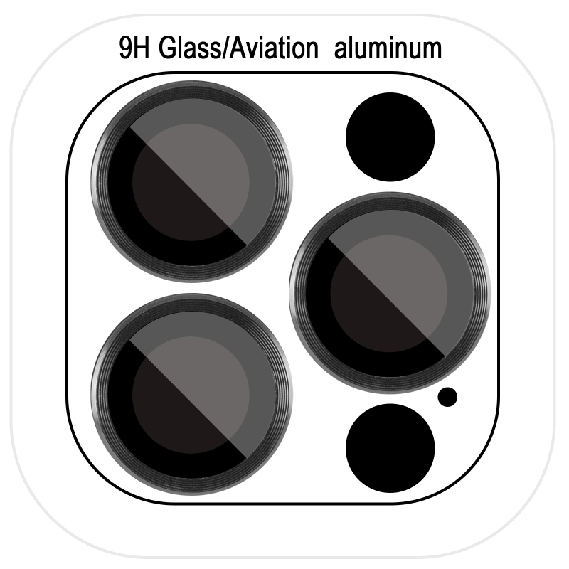 Захисне скло Metal Classic на камеру (у упак.) для Apple iPhone 18 Pro (6.3) / 18 Pro Max (6.9) на малюнкі №1