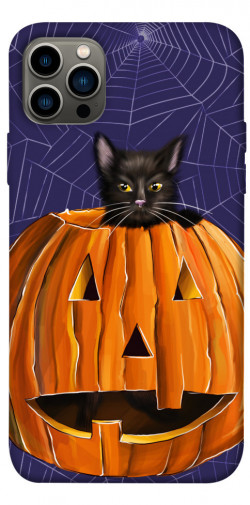 Чехол itsPrint Cat and pumpkin для Apple iPhone 12 Pro (6.1")