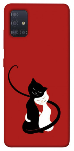 Чехол itsPrint Влюбленные коты для Samsung Galaxy M51