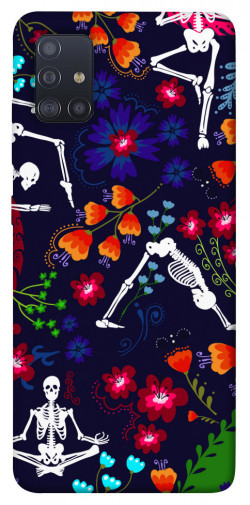 Чехол itsPrint Yoga skeletons для Samsung Galaxy M51