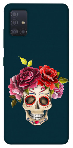 Чехол itsPrint Flower skull для Samsung Galaxy M51