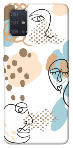 Чехол itsPrint Face pattern для Samsung Galaxy M51