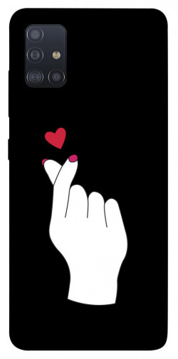 Чехол itsPrint Сердце в руке для Samsung Galaxy M51