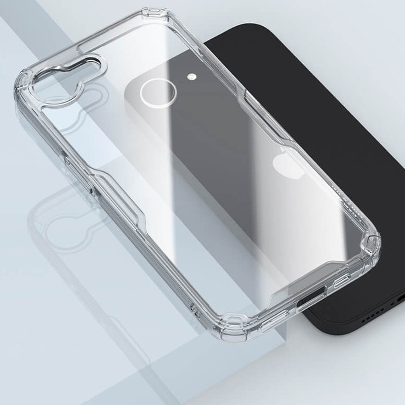 Двухкомпонентный чехол Nillkin Nature Pro для Apple iPhone 16e (6.1) |TPU+PC| на картинке №4