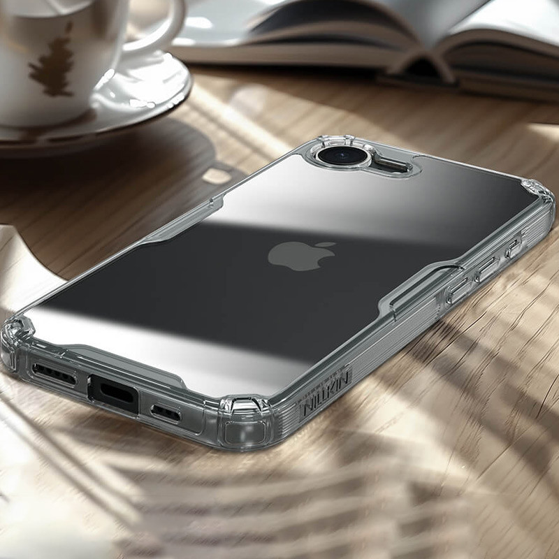 Двухкомпонентный чехол Nillkin Nature Pro для Apple iPhone 16e (6.1) |TPU+PC| на картинке №5