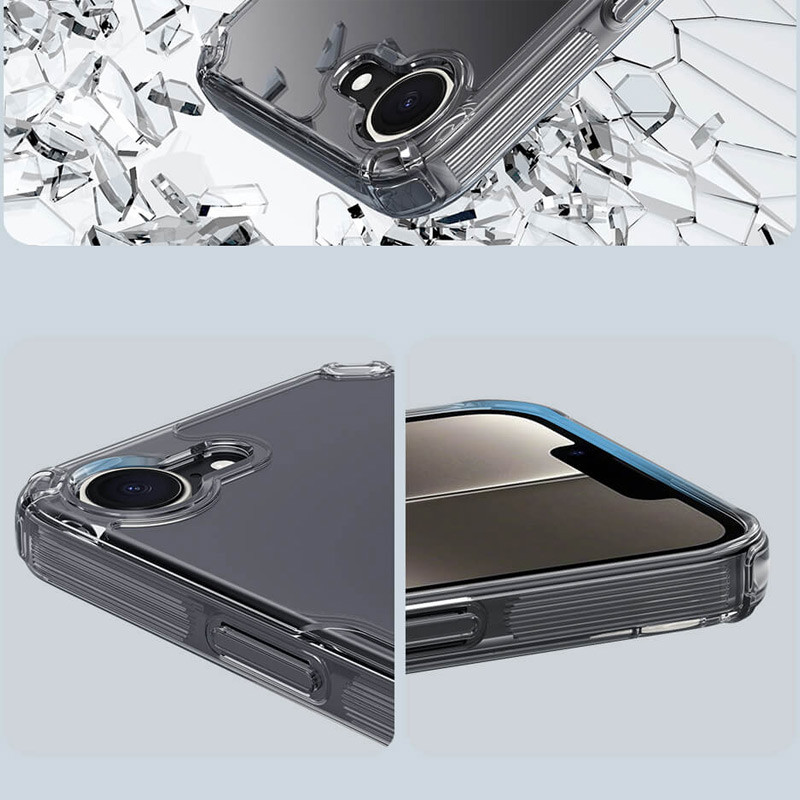 Двухкомпонентный чехол Nillkin Nature Pro для Apple iPhone 16e (6.1) |TPU+PC| на картинке №7