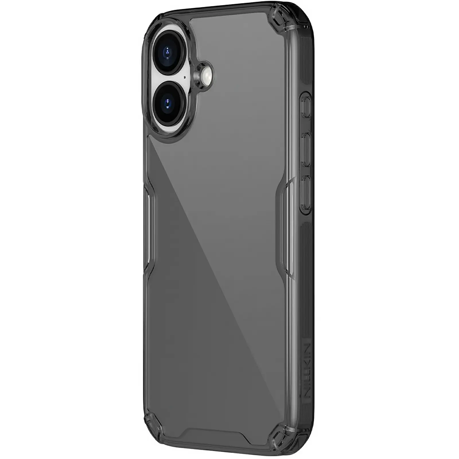 TPU чохол Nillkin Nature Pro Series для Apple iPhone 17 (6.3"), Чорний (прозорий), Силікон, купити оптом з доставкою