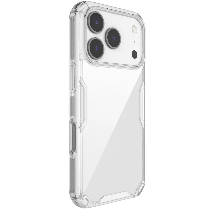 TPU чехол Nillkin Nature Pro Series для Apple iPhone 17 Pro (6.3"), Бесцветный (прозрачный), Силикон, купить оптом с доставкой