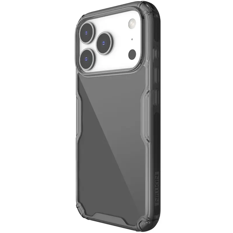 TPU чехол Nillkin Nature Pro Series для Apple iPhone 17 Pro (6.3"), Черный (прозрачный) 1, Силикон, купить оптом с доставкой
