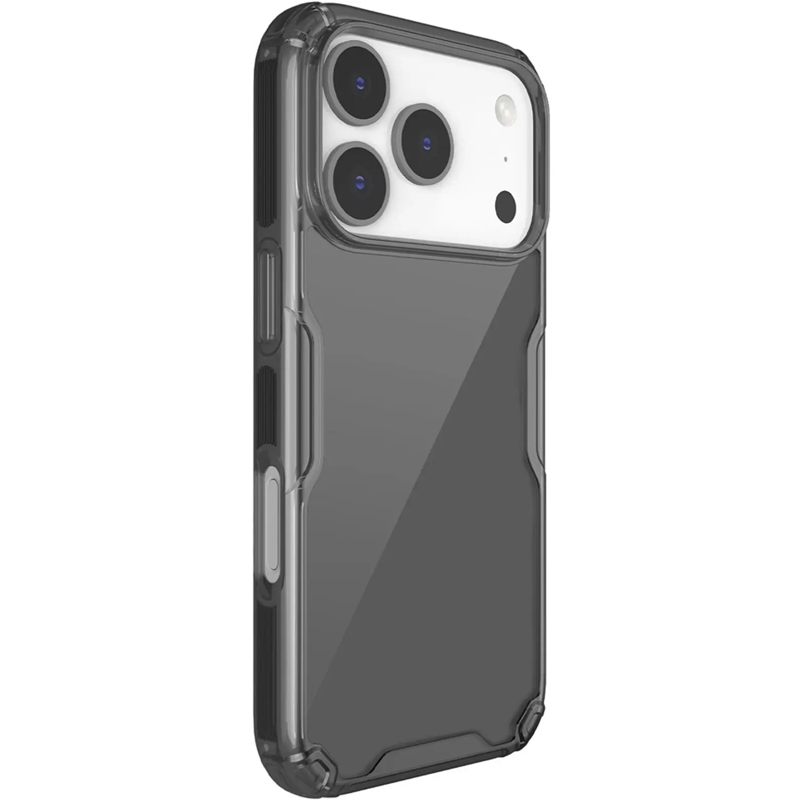 TPU чехол Nillkin Nature Pro Series для Apple iPhone 17 Pro Max (6.9"), Черный (прозрачный), Силикон, купить оптом с доставкой