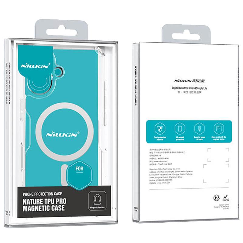 Чохол Nillkin Nature Pro Magnetic with MagSafe для Apple iPhone 17 (6.3) | Фотографія №8 Чохол Nillkin Nature Pro Magnetic with MagSafe для Apple iPhone 17 (6.3) | на малюнкі №8