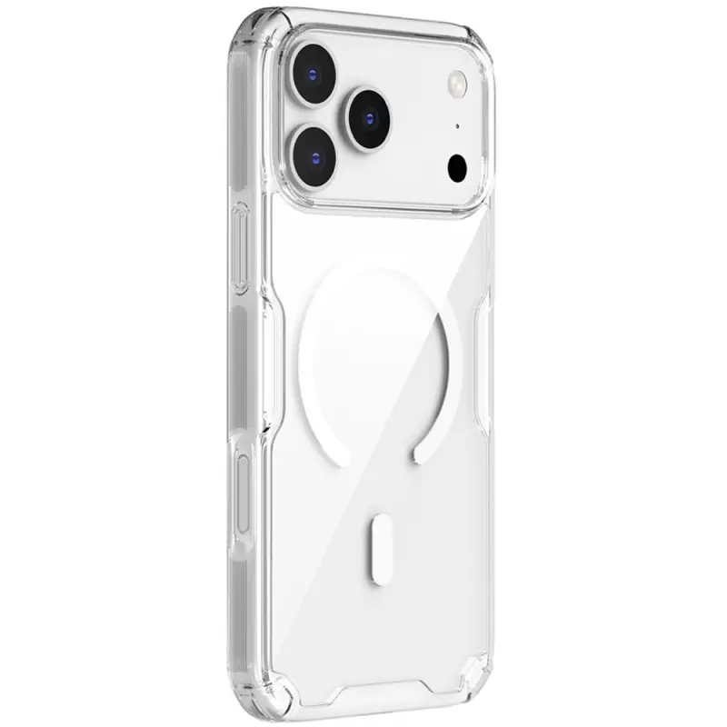 TPU чехол Nillkin Nature Pro Magnetic для Apple iPhone 17 Pro (6.3"), Бесцветный (прозрачный), TPU, купить оптом с доставкой