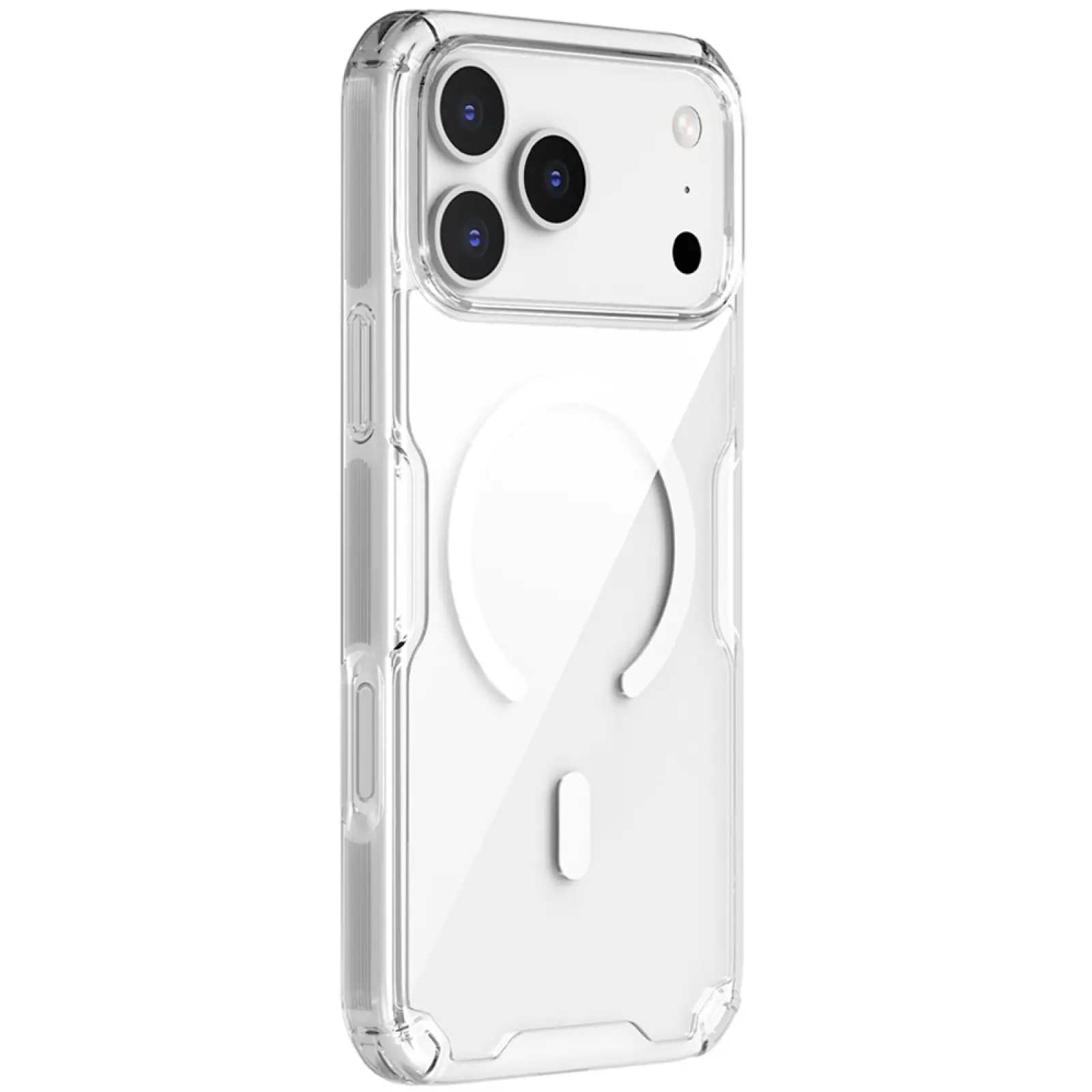 TPU чехол Nillkin Nature Pro Magnetic для Apple iPhone 17 Pro Max (6.9"), Бесцветный (прозрачный), TPU, купить оптом с доставкой