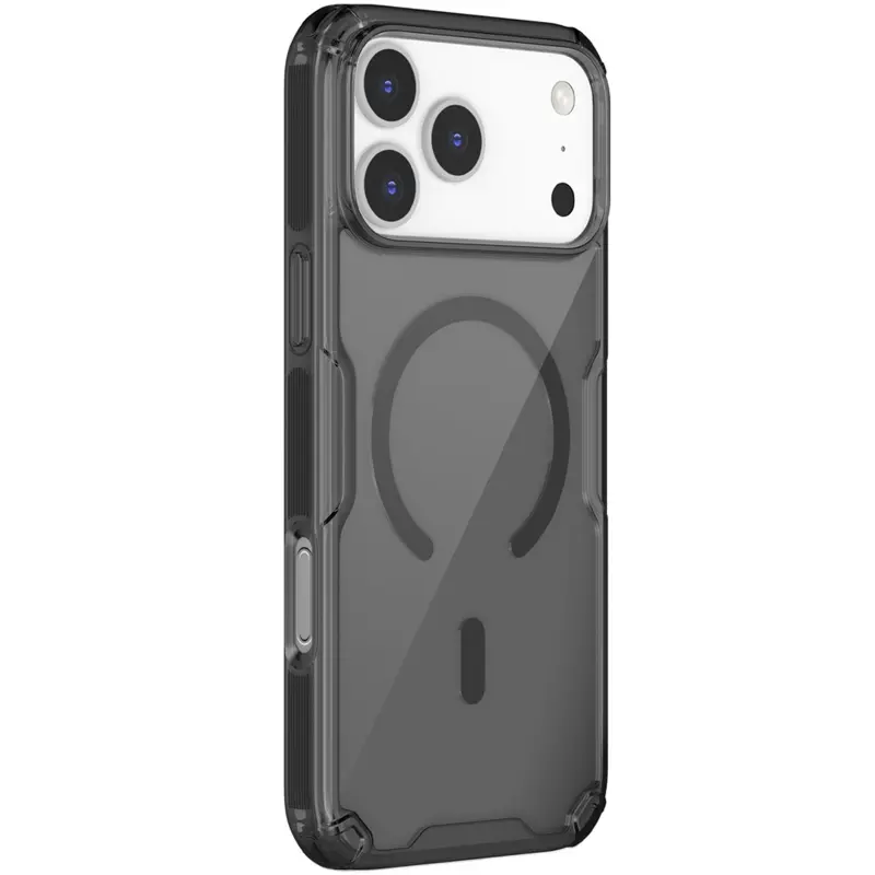 TPU чехол Nillkin Nature Pro Magnetic для Apple iPhone 17 Pro Max (6.9"), Черный (прозрачный), TPU, купить оптом с доставкой