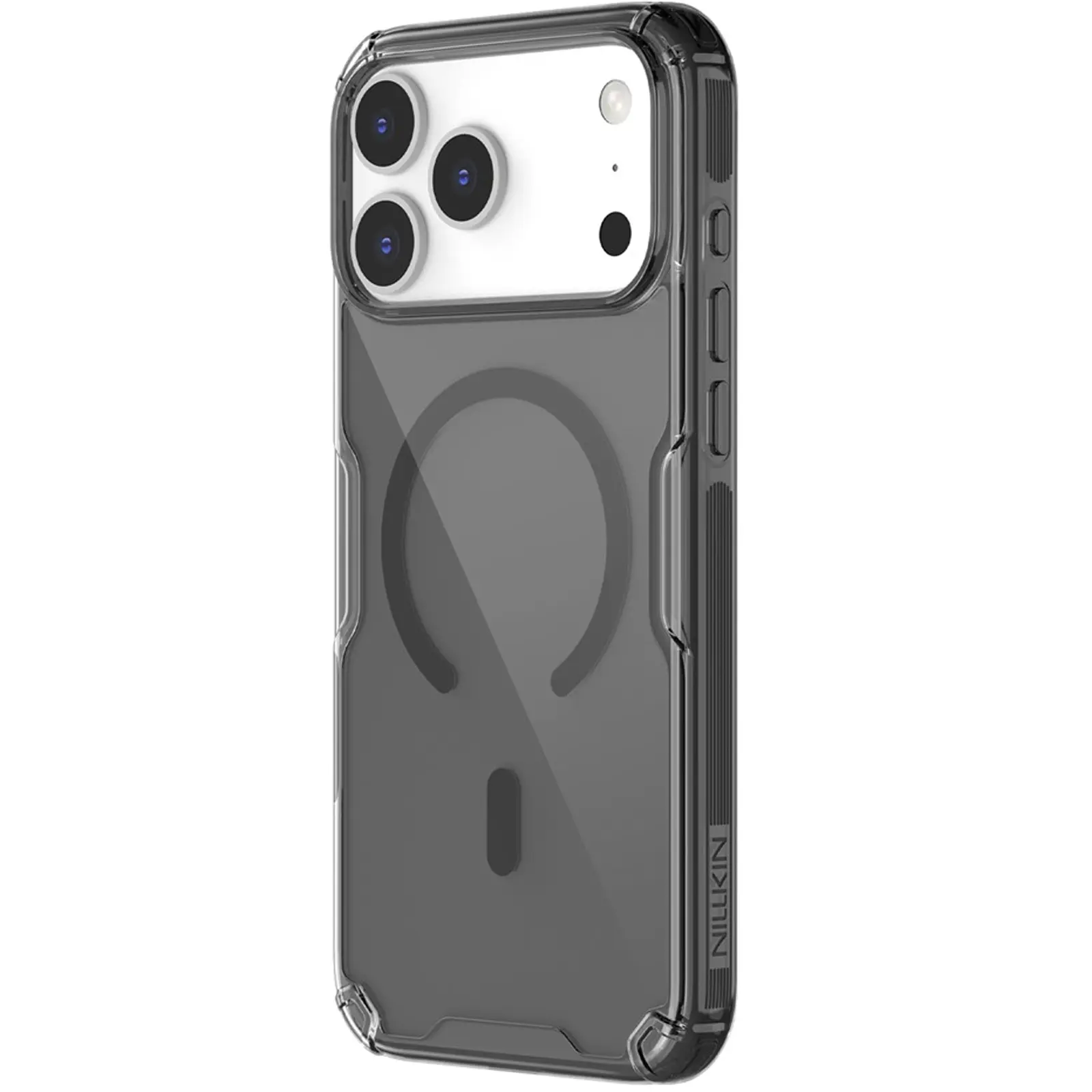 TPU чехол Nillkin Nature Pro Magnetic для Apple iPhone 17 Pro Max (6.9"), Черный (прозрачный) 1, TPU, купить оптом с доставкой