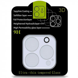 Защитное стекло на камеру Full Block (тех.пак) для Apple iPhone 15 Pro (6.1") / 15 Pro Max (6.7")
