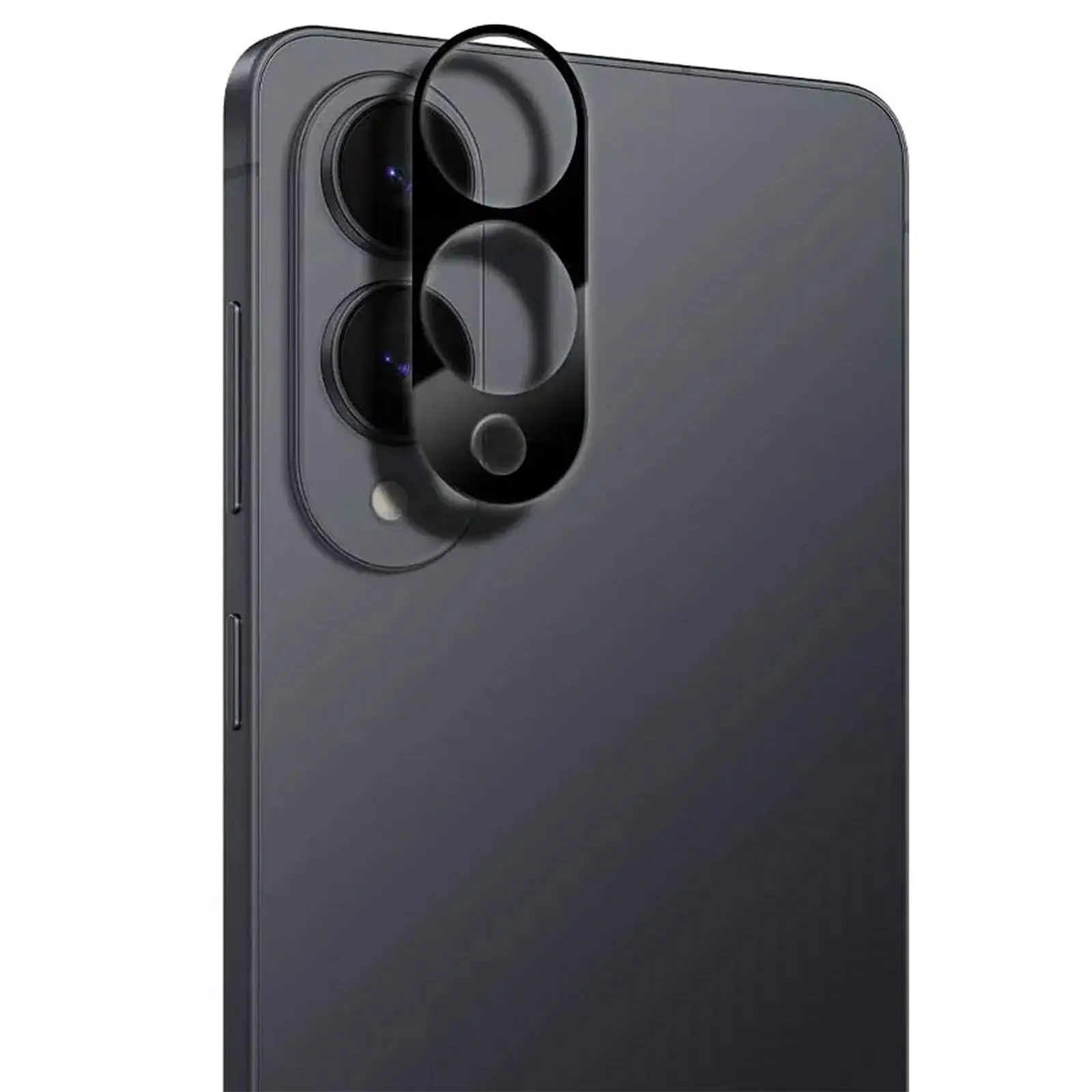 Защитное стекло на камеру Full Block (тех.пак) для Samsung Galaxy S25 Edge, Закаленное стекло, купить оптом с доставкой