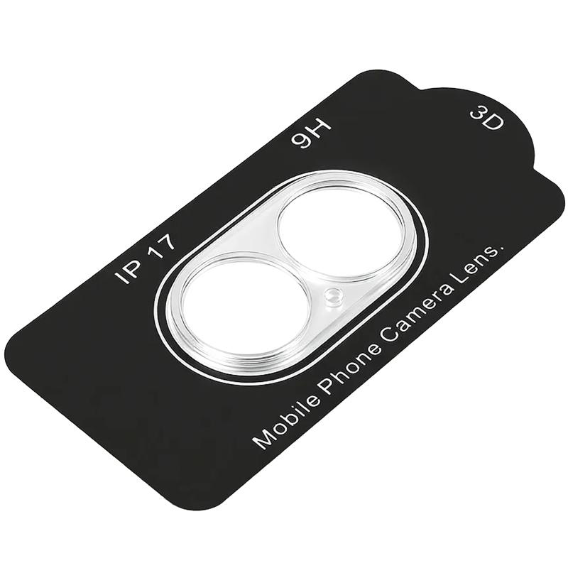 Захисне скло на камеру Full Block (тех.пак) для Apple iPhone 17 (6.3) на малюнкі №1