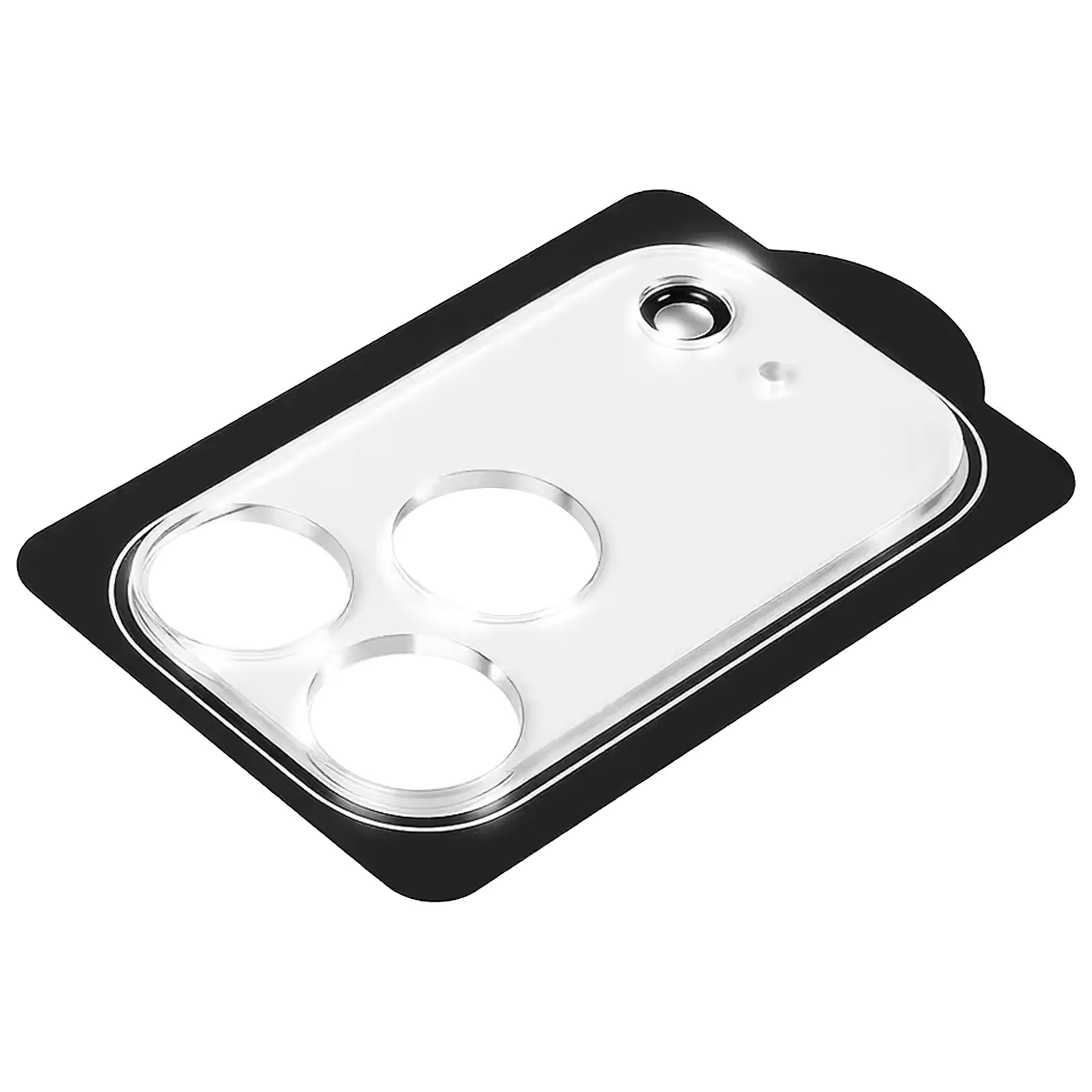 Защитное стекло на камеру Full Block (тех.пак) для Apple iPhone 17 Pro Max (6.9"), Прозрачный, Закаленное стекло, купить оптом с доставкой