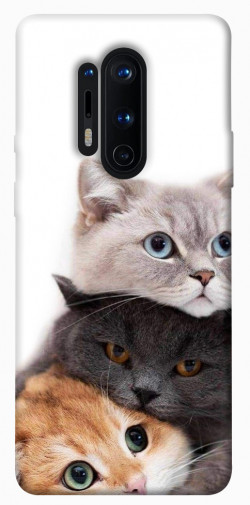 Чехол itsPrint Три кота для OnePlus 8 Pro