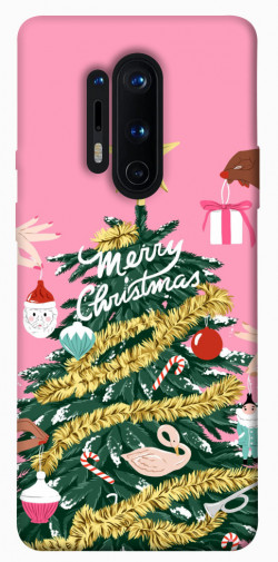 Чехол itsPrint Праздничная елка для OnePlus 8 Pro