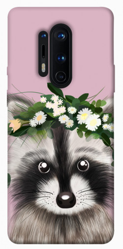 Чехол itsPrint Raccoon in flowers для OnePlus 8 Pro