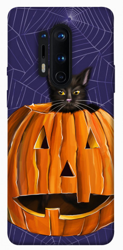 Чехол itsPrint Cat and pumpkin для OnePlus 8 Pro