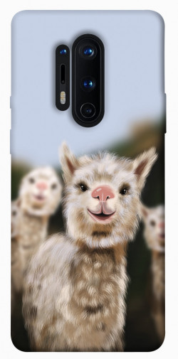 Чехол itsPrint Funny llamas для OnePlus 8 Pro