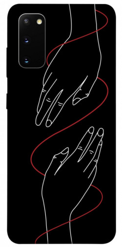 Чохол itsPrint Плетення рук для Samsung Galaxy S20
