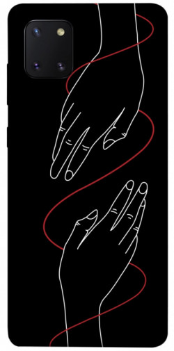Чохол itsPrint Плетення рук для Samsung Galaxy Note 10 Lite (A81)