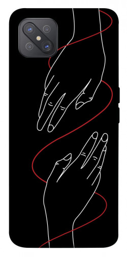 Чехол itsPrint Плетение рук для Oppo A92s
